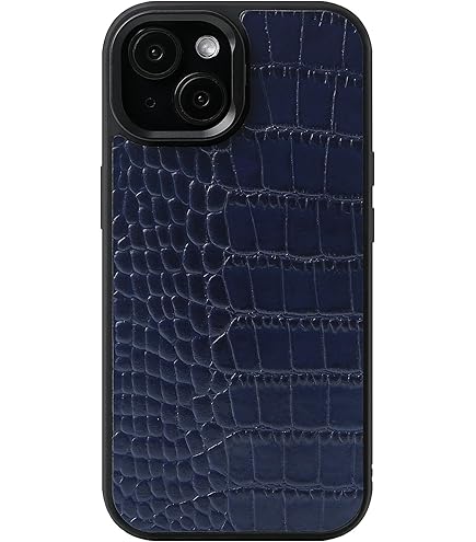Amazon.co.jp: iPhone14Pro 用 ケース クロコダイル ワニ革